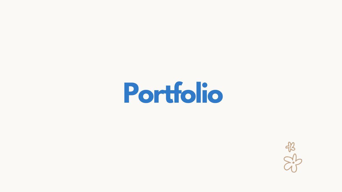 J&rsquo;ai (re)fait mon portfolio pour qu&rsquo;il reflète ma personnalité